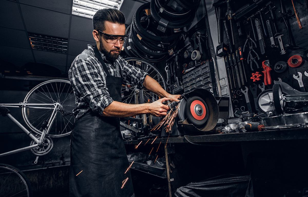 Professional oil change service